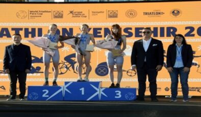 Avrupa Gençler Triatlon Kupası gerçekleştirildi